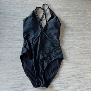 Black One Piece Bathing Suit